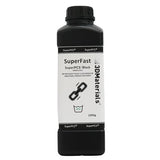 SuperPCS 3D Printer Resin, Toughest and Fastest, 50um 1.8GPa Print in 1.5 sec, Made in Korea by 3DMaterials (1000g, Black) 3DMaterials