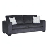 Signature Design by Ashley Altari Modern Queen Sofa Sleeper with 2 Accent Pillows, Dark Gray Signature Design by Ashley