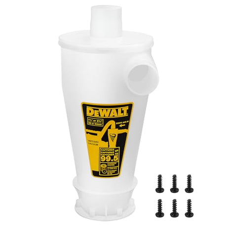 Dewalt Dust Separator Up To 99.5% Efficiency Cyclone dust collector, High-performance Cycle Powder Collector Filter, Dust Cyclone Collector,DXVCS001 DEWALT