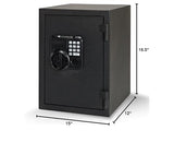 Hornady Fireproof Safe for Guns and Valuables with Keypad Entry - Secure Your Firearms, Cash, Documents, Jewelry and More - 4-6 Digital Keypad Entry, Interior Light and Backup Key - Item 95407 Hornady