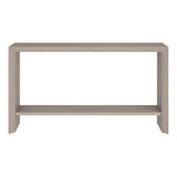 Henn&Hart 55" Wooden Rectangular Console Table Entryway Table, Sofa Table with Wooden Storage Shelf for Entryway, Living Room, Couch, Hallway, or Office, Beech White Henn&Hart