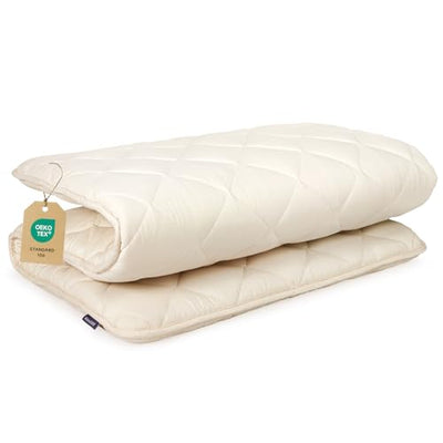 Aircliff Japanese Floor Mattress, Roll Up Tatami Mat, Sleeping Pad, Shikibuton, High Density Foam Floor Bed Futon Mattress for Sleeping, Dormitory, Guest Bed, Designed in Japan(Twin)