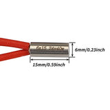 FYSETC 2Pcs Prusa i3 MK3s+ Heater Cartridge 24V 40W 6x15 Heating Tube Pipe 1Meter(39.3in) for Prusa i3 MK3S/ MK3S+3D Printer Hotend Parts FYSETC