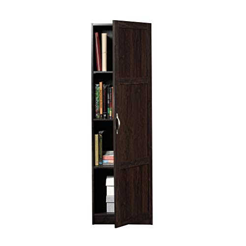 Sauder Miscellaneous Storage Pantry cabinets, L: 17.99" x W: 13.94" x H: 60.00", Cinnamon Cherry finish - WoodArtSupply