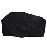 Cozzka 86 Inch Island BBQ Grill Head Cover Heavy Duty Waterproof Outdoor Kitchen BBQ Cover, Black Cozzka