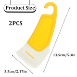 3D Printer Spatula, 2Pcs Silicone Spatula for 3D Printing Resin Removal, Resin Spatula Tools, Professional 3D Printer Tools Accessories, 3D Printer Accessories for Model Stripping Safety, Yellow Aiyorse