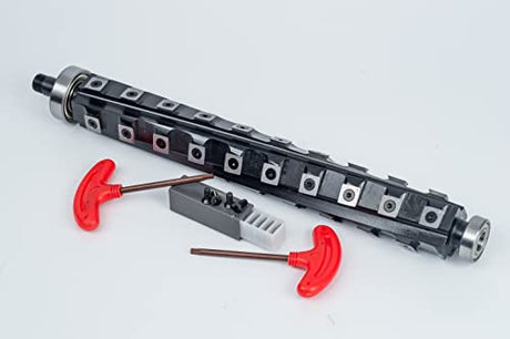 Dark stone DS12904 spiral cutterhead for Dewalt DW735 Planer (upgrade to 40 inserts) Dark stone