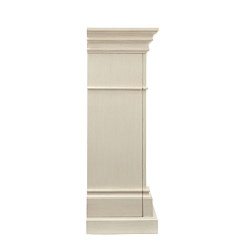 SEI Furniture Sicilian Harvest Traditional Style Electric 44" Mantel Fireplace, Radiant Heat Space Heater w/LED Flames Remote Controlled Features, Ivory SEI Furniture