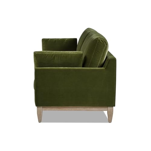 Jennifer Taylor Home Pasadena 75.5" Modern Farmhouse Sofa, Olive Green Performance Velvet Jennifer Taylor Home
