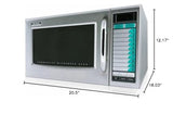 Sharp Medium-Duty Commercial Microwave Oven (15-0429) R-21LVF1 Cubic Feet Sharp