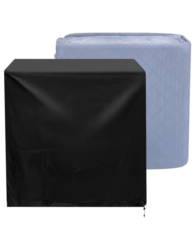 Qwork Rollaway Bed Cover, 40" x 13" x 41", Thickened Storage Cover for 38 in Folding Cot, Water & Dust Resistant, 600D Fabric Zipper QWORK