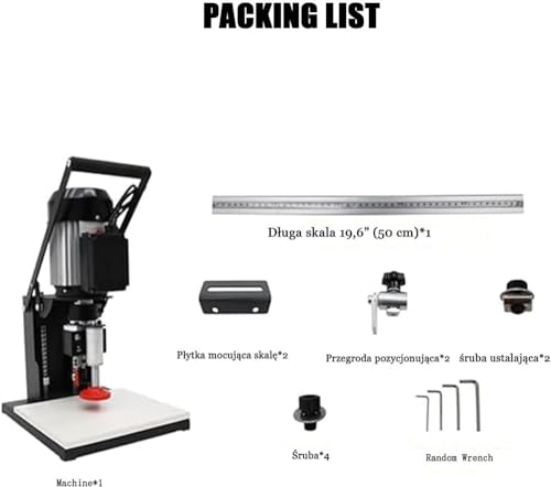 Hinge Drilling Machine Portable Hinge Drilling and Boring Machine for Woodworking, 1100W, 2880 RPM, 0-40mm Depth - Perfect for Cabinets, Wardrobes, and Home Improvement Projects.(110v) - WoodArtSupply