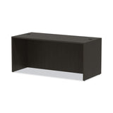 Alera Alera Valencia Series Straight Front Desk Shell, 65" X 29.5" X 29.63", Espresso Alera