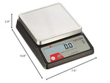 Taylor TE10FT 11-Pound Commercial Digital Portion Control Scale, 11 lb (5 kg) in 0.1 oz (1 g) Food and Cooking Scale, Tare and Hold Function, NSF, Stainless Steel Platform Taylor