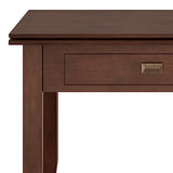 SIMPLIHOME Artisan SOLID WOOD 46 Inch Wide Rectangle Contemporary Lift Top Coffee Table in Russet Brown, For the Living Room and Family Room SIMPLIHOME