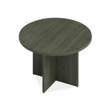 Alera Seville Round Conference Table, Round, 48" Diameter, Walnut Alera