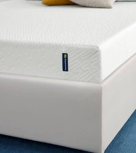 Serta - 7 inch Cooling Gel Memory Foam Mattress, Twin Size, Medium-Firm, Supportive, CertiPur-US Certified, 100-Night Trial - for Ewe, White Serta