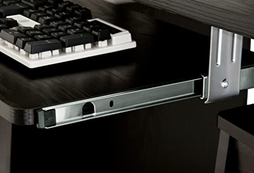 Techni Mobili 47.25" Ergonomic Computer Drawers & File Cabinet for Home Office Storage, Espresso Writing Desk, ONE Size Techni Mobili