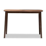 Baxton Studio Wendy Mid-Century Modern Walnut Finished Wood Console Table Baxton Studio