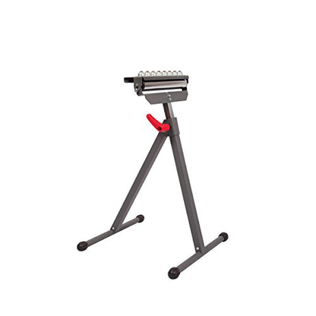 Protocol Equipment 3-in-1 Material Support Roller Stand, Can Convert Between Material Stop, Single Roller, or Multi-Ball Head, Powder-Coated Steel, 150-pound Capacity Steelman