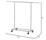 Simple Houseware Heavy Duty Clothing Garment Rack, Chrome Simple Houseware