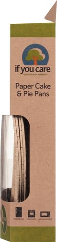 If You Care FSC Certified Paper Cake and Pie Baking Pans, 4-Count If You Care