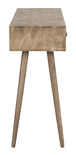 Safavieh Home Albus Mid-Century Modern Chocolate 3-drawer Console Table SAFAVIEH
