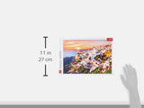 Trefl Sunset Over Santorini 1000 Piece Jigsaw Puzzle Red 27"x19" Print, DIY Puzzle, Creative Fun, Classic Puzzle for Adults and Children from 12 Years Old Trefl