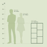 Furinno Luder Bookcase / Book / Storage , 7-Cube, White Furinno