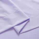 Caressma Lavender 4 Pieces Toddler Bedding Set - Lovely Pom Pom Tufted Comforter Set for Girls - Includes Purple Comforter, Fitted Sheet, Flat Sheet & Pillow Case Caressma