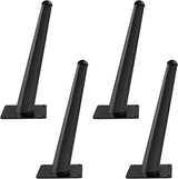 Generic Furniture Legs Black/Gold, Table Legs Metal 10Cm 15Cm 20Cm 25Cm 30Cm, Obliqueniture Feet,Sofa Cabinet Dining Table Coffee Table Desk Replacement Legs, Non-Slip Silent/Dblack/72Cm(28.3In) WoodArtSupply