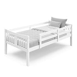 Storkcraft Caribou Bunk Bed Twin Over Twin Bunk Bed (White) - GREENGUARD Gold Certified, Twin Bunk Beds for Kids, Converts to 2 Individual Twin Beds, Bunk Beds for Kids Storkcraft