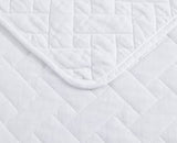 Tommy Bahama - King Quilt Set, Soft Bedding with Matching Shams, Cozy Bedspread, Bedding Set for All Seasons (Chevron White, King) Tommy Bahama