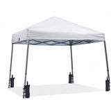 ABCCANOPY Stable Pop up Outdoor Canopy Tent 10 x 10 ft Base / 8 x 8 ft Top, White ABCCANOPY