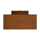 Linon Melissa Mid-Century Walnut Desk, 42" W x 19" D x 30" H Linon