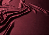 Manyshofu 7Pcs Burgundy Satin Sheets Queen Size Silky Satin Bed Sheets Set, Luxurious & Soft Bedding Set - 1 Fitted Sheet, 1 Flat Sheet, 4 Pillowcases + 1 Body Pillow case Manyshofu