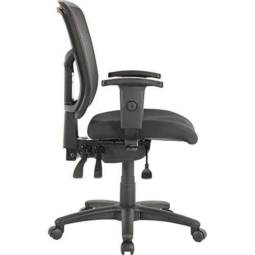 Lorell, LLR86201, ErgoMesh Series Managerial Mid-Back Chair Lorell