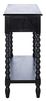 Safavieh Home Collection Athena Black 2-Drawer Console Table SAFAVIEH