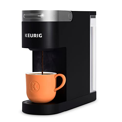 Keurig K-Slim Single Serve K-Cup Pod Coffee Maker, Multistream Technology, 3 Brew Sizes, Slim and Sleek Design, 46oz Removable Reservoir, Black Keurig