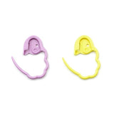 Clover Quick Locking Stitch Markers - Large 12/Pkg Clover