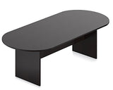 Offices To Go 8 Ft Conference Room Table 95" W X 44" D X 29 1/2" H Weight: 212 Lbs One Piece Top Slab Base - American Dark Cherry Offices To Go