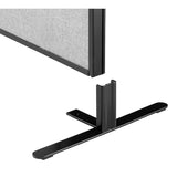 Global Industrial Office Partition Panel, 36.25 Inch Width x 42 Inch Height, Gray, Freestanding, Build Your Own Office Layout Global Industrial