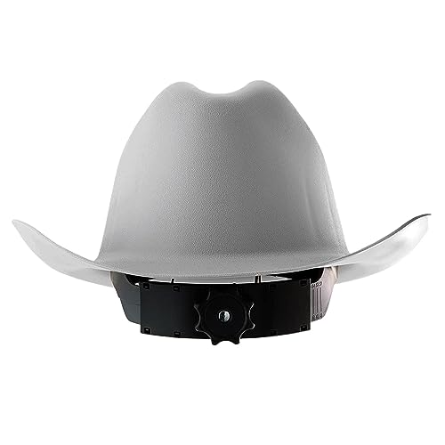 Jackson Safety Cowboy Hard Hat - Western Outlaw Style Construction Helmet with Full Brim Sun Shade - ANSI Z89.1 & OSHA Compliant - (Multiple Colors) JACKSON SAFETY