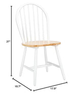 Safavieh Home Camden 18-inch Farmhouse Black Spindle Back Safavieh