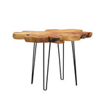 WELLAND Natural Edge Coffee Table, (Style D) WELLAND