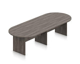 OTG 10ft Racetrack Shaped Conference Table in Artisan Grey Finish OTG