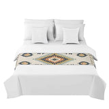 ZFRXIGN Southwestern Bed Runner King Boho Western Bed Scarf Bedding Set Aztec Bed Throw Blanket Rug for Foot of Bed Decoration for Home Hotel Native American Tribal ZFRXIGN