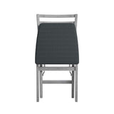 COSCO Contoured Back Wood Folding Chair, 2-Pack, Gray Wash COSCO
