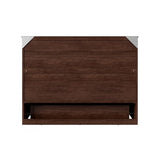 AFI, Northfield Murphy Bed Chest Full with 6" Mattress, Storage Drawer & Built-in USB Charger, Burnt Amber AFI