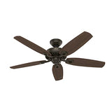Hunter Fan Company Fan Builder Elite Indoor Ceiling Fan with Pull Chain Control, Metal, New Bronze Finish, 52 Inch Hunter